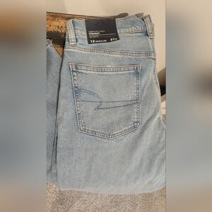 American Eagle Outfitters Sky Blue Straight Jeans